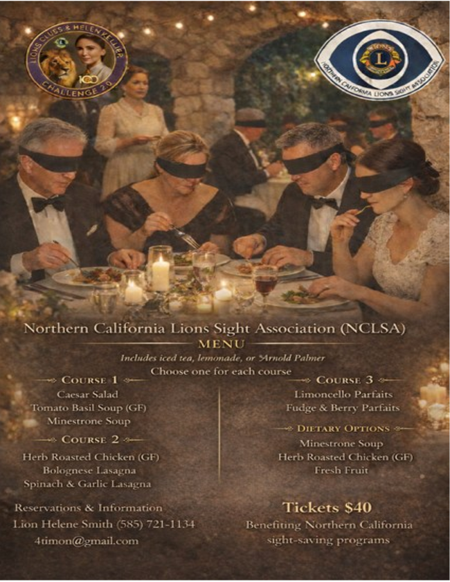 Dining in the dark flyer